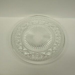 Imperial Elegant Glass Crystal CAPE COD 10 1/8 Inch Large Dinner Plate